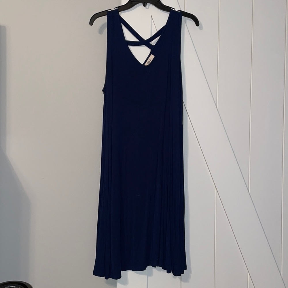 Used Navy Blue Dress